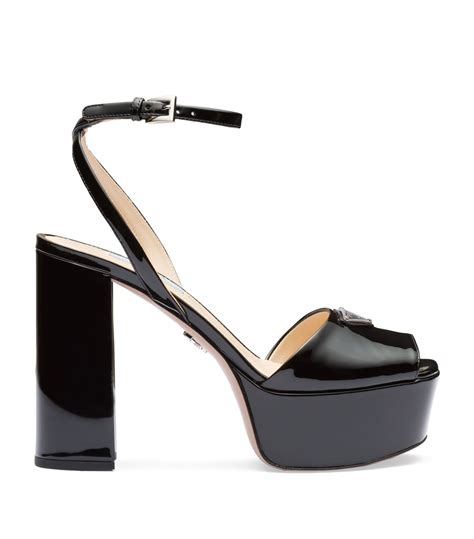 prada leather heels|prada platform sandalen.